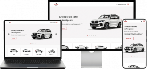 мокап сайт selauto